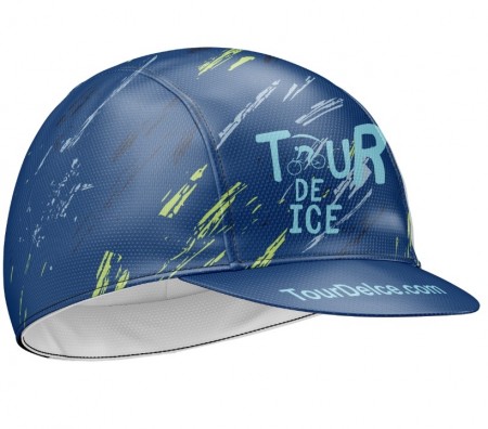 Tour De Ice sykkelcap + din egen logo og eller tekst 